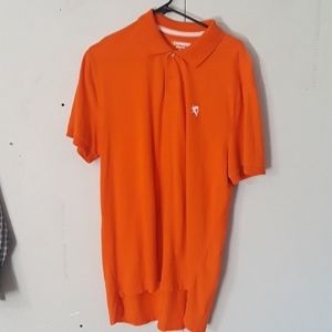 Express  Orange  Pique Polo
